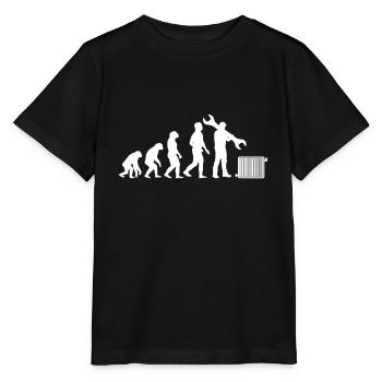 Installateur chauffage Installation chauffage Installateur chauffage - T-shirt bio MINI CREATOR Stanley/Stella Enfant - noir - Devant - Mikhail (115cm)