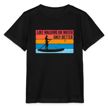 Stand-up paddling Stand-up paddling Stand-up paddlers Paddlers - Stanley/Stella MINI CREATOR Kids’ T-Shirt - black - Front - Mikhail (115cm)