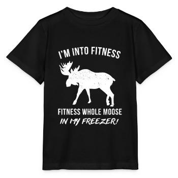 Lustiges Elchjägerhemd - Lustiges Elchjagd-Gif - Stanley/Stella Kinder T-Shirt MINI CREATOR  - Schwarz - Vorne - Mikhail (115cm)