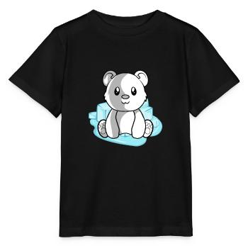 Ours polaire ours polaire - T-shirt bio MINI CREATOR Stanley/Stella Enfant - noir - Devant - Mikhail (115cm)