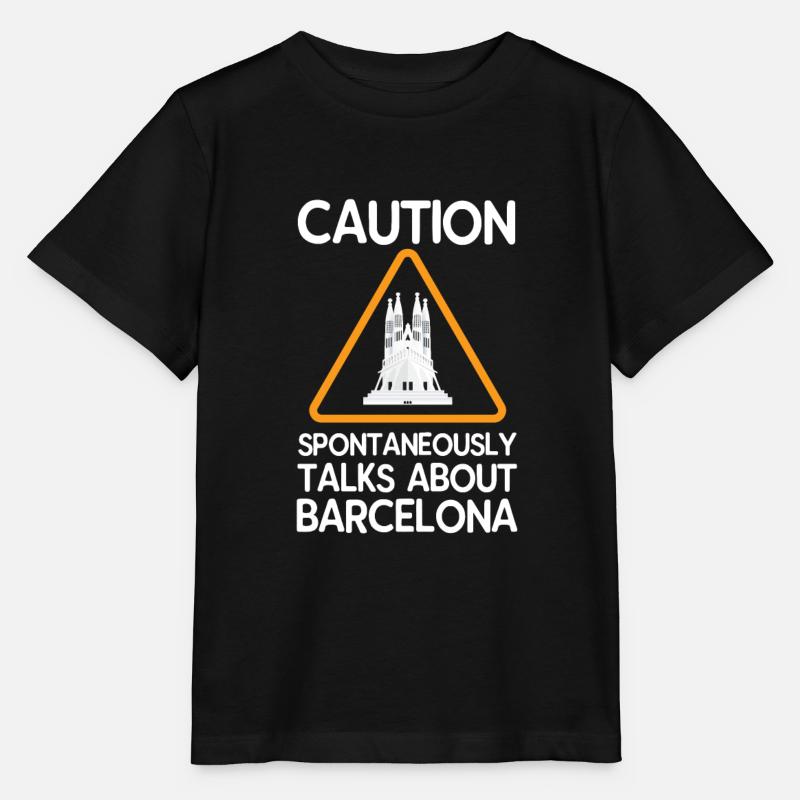 Barcelone - T-shirt bio MINI CREATOR Stanley/Stella Enfant - noir