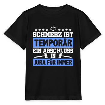 Jura Student - Stanley/Stella Kinder T-Shirt MINI CREATOR  - Schwarz - Vorne - Mikhail (115cm)