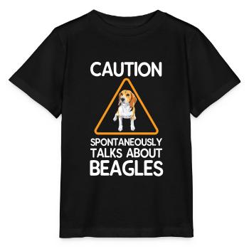 beagle - T-shirt bio MINI CREATOR Stanley/Stella Enfant - noir - Devant - Mikhail (115cm)