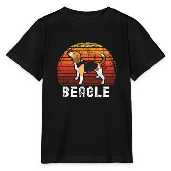 Beagle - Stanley/Stella Kinder T-Shirt MINI CREATOR  - Schwarz - Vorne - Mikhail (115cm)