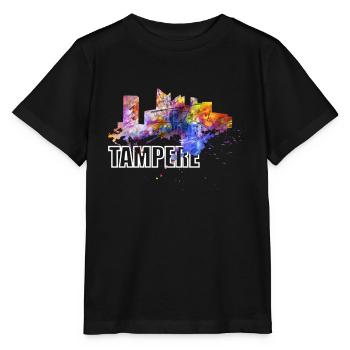 Tampere Finnland Deck Arena Pirkanmaa Skyline - Stanley/Stella Kinder T-Shirt MINI CREATOR  - Schwarz - Vorne - Mikhail (115cm)