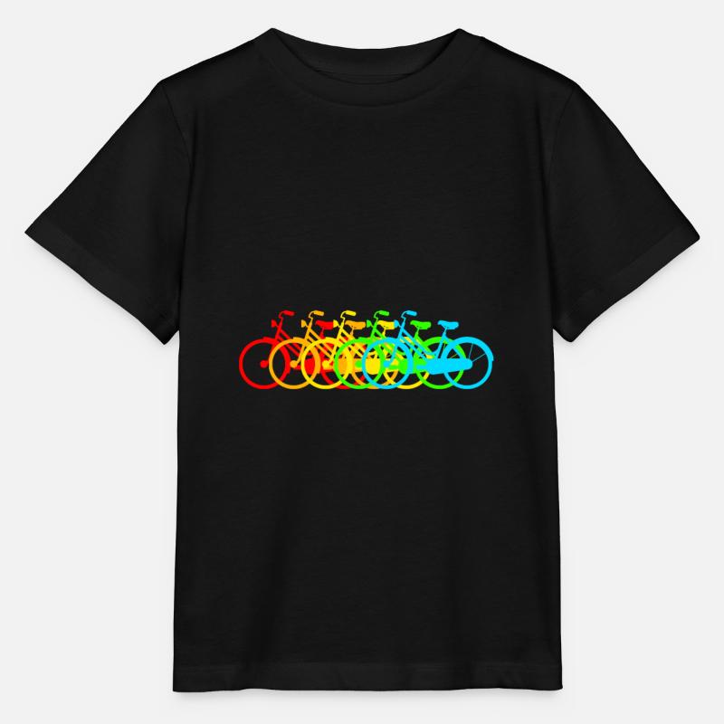 bicycle - Stanley/Stella MINI CREATOR Kids’ T-Shirt - black