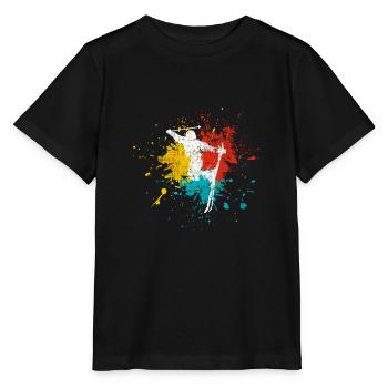 Ski - Stanley/Stella Kinder T-Shirt MINI CREATOR  - Schwarz - Vorne - Mikhail (115cm)