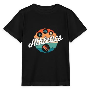 Athletics - Stanley/Stella MINI CREATOR Kids’ T-Shirt - black - Front - Mikhail (115cm)