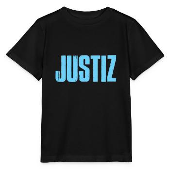Justiz Justizia Gesetze Überprüfer - Stanley/Stella Kinder T-Shirt MINI CREATOR  - Schwarz - Vorne - Mikhail (115cm)