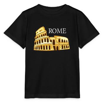 Rom - Stanley/Stella Kinder T-Shirt MINI CREATOR  - Schwarz - Vorne - Mikhail (115cm)