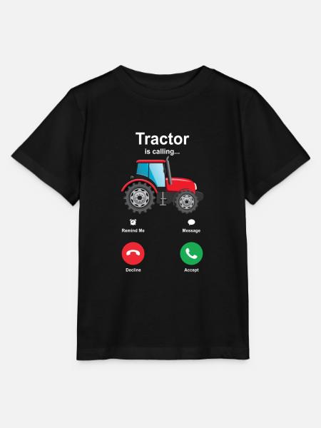 Traktor - Stanley/Stella Kinder T-Shirt MINI CREATOR - Schwarz
