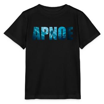 Apnea diving gift idea for divers - Stanley/Stella MINI CREATOR Kids’ T-Shirt - black - Front - Mikhail (115cm)