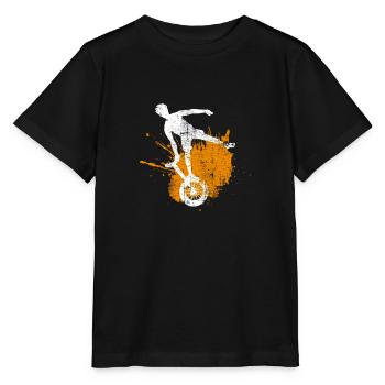 Einrad - Stanley/Stella Kinder T-Shirt MINI CREATOR  - Schwarz - Vorne - Mikhail (115cm)