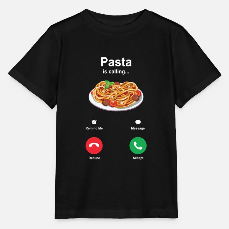 Pâtes - T-shirt bio MINI CREATOR Stanley/Stella Enfant - noir