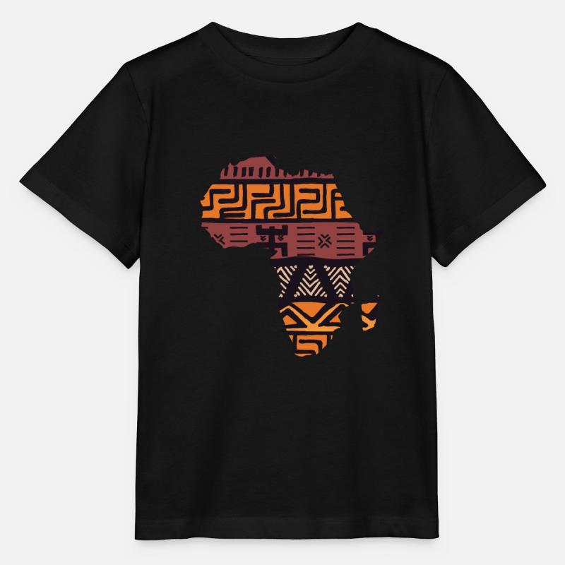 Afrique Carte Modèle - T-shirt bio MINI CREATOR Stanley/Stella Enfant - noir