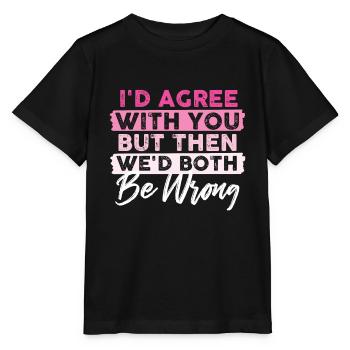 Sarcasm irony humor - Stanley/Stella MINI CREATOR Kids’ T-Shirt - black - Front - Mikhail (115cm)