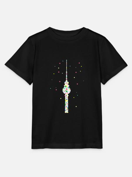Berlin Tower Berliner Fernsehturm - Stanley/Stella Kinder T-Shirt MINI CREATOR  - Schwarz