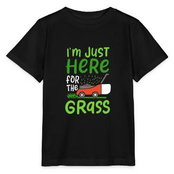 Lawn Mower - Stanley/Stella MINI CREATOR Kids’ T-Shirt - black - Front - Mikhail (115cm)