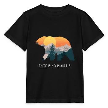 Grève climatique Démo sur le changement climatique Climat - T-shirt bio MINI CREATOR Stanley/Stella Enfant - noir - Devant - Mikhail (115cm)