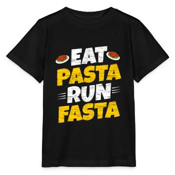 Pâtes - T-shirt bio MINI CREATOR Stanley/Stella Enfant - noir - Devant - Mikhail (115cm)