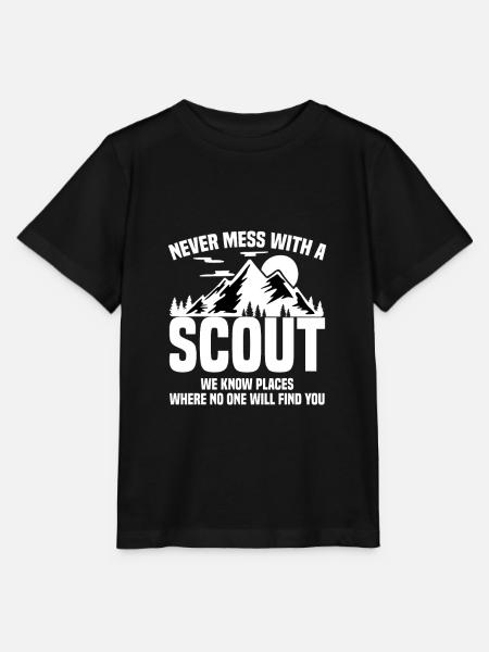 scout - T-shirt bio MINI CREATOR Stanley/Stella Enfant - noir