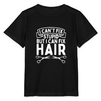 Coiffeur coiffeur coiffeur - T-shirt bio MINI CREATOR Stanley/Stella Enfant - noir - Devant - Mikhail (115cm)
