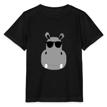 Nilpferd - Stanley/Stella Kinder T-Shirt MINI CREATOR  - Schwarz - Vorne - Mikhail (115cm)