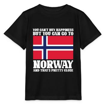 Norway Norwegian Norwegians Gift - Stanley/Stella MINI CREATOR Kids’ T-Shirt - black - Front - Mikhail (115cm)