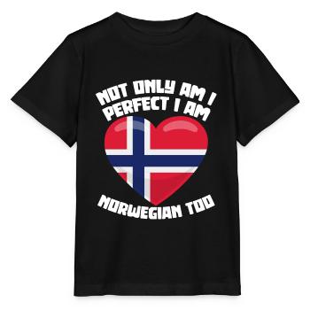 Norwegian Perfect Norway Norwegian - Stanley/Stella MINI CREATOR Kids’ T-Shirt - black - Front - Mikhail (115cm)