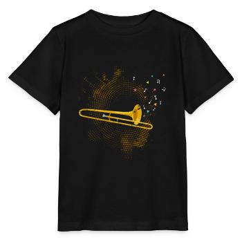 Trombone Musicians Orchestra - Stanley/Stella MINI CREATOR Kids’ T-Shirt - black - Front - Mikhail (115cm)