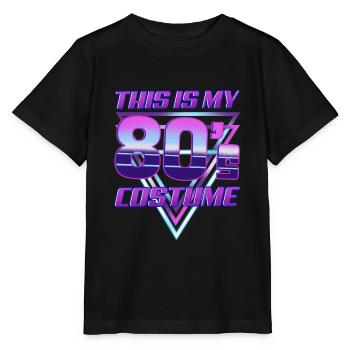 This Is My 80's Costume 1980’s Disco Theme Party - Stanley/Stella MINI CREATOR Kids’ T-Shirt - black - Front - Mikhail (115cm)