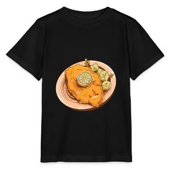 Wiener Schnitzel - Stanley/Stella Kinder T-Shirt MINI CREATOR  - Schwarz - Vorne - Mikhail (115cm)