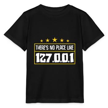 Tux Linux Penguin Sudo Rm Rf Geek Hacker - Stanley/Stella MINI CREATOR Kids’ T-Shirt - black - Front - Mikhail (115cm)