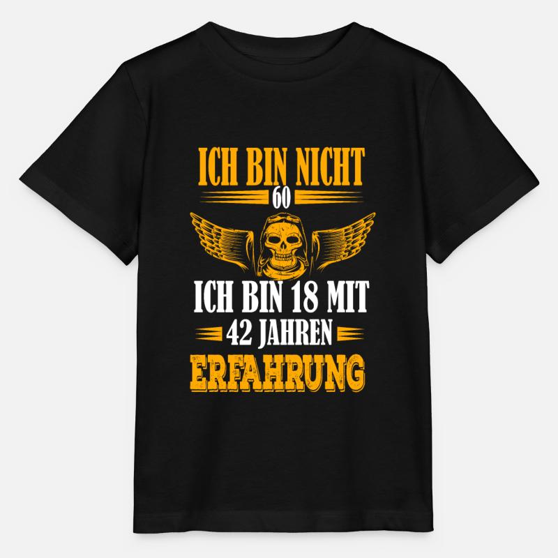 Ich Bin Nicht 60 Ich Bin 18 Mit 42 Jahren Erfahrun - Stanley/Stella Kinder T-Shirt MINI CREATOR  - Schwarz