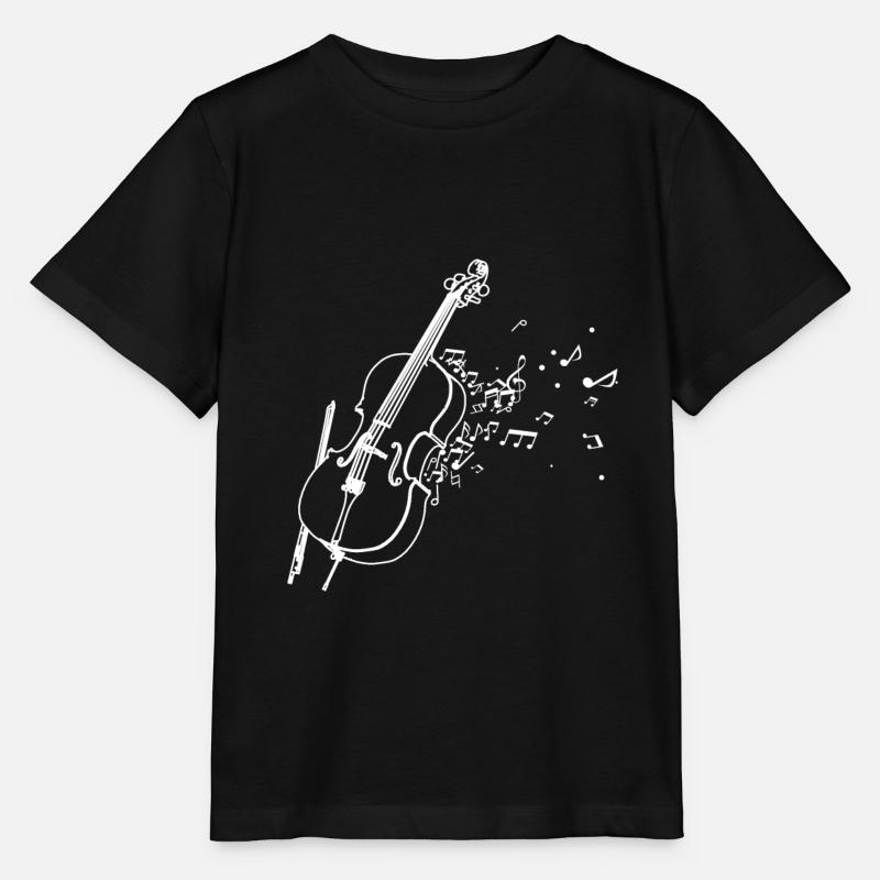 Cello - Stanley/Stella Kinder T-Shirt MINI CREATOR  - Schwarz