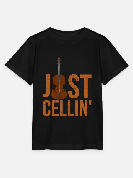 Cello Cellospieler - Stanley/Stella Kinder T-Shirt MINI CREATOR - Schwarz