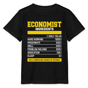 Grand Economist Ingredients T-shirt - T-shirt bio MINI CREATOR Stanley/Stella Enfant - noir - Devant - Mikhail (115cm)