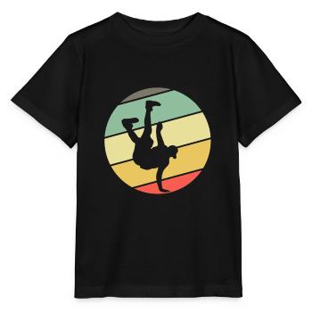 Retro Breakdancing Bboying Breakdancing - Stanley/Stella MINI CREATOR Kids’ T-Shirt - black - Front - Mikhail (115cm)