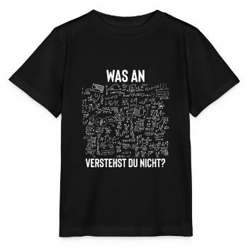 Was Verstehst Du Nicht Ingenieur Maschinenbau - Stanley/Stella Kinder T-Shirt MINI CREATOR  - Schwarz - Vorne - Mikhail (115cm)