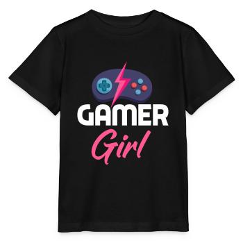Gamer Girl Gamer Gamer Gamer Gamer - Stanley/Stella MINI CREATOR Kids’ T-Shirt - black - Front - Mikhail (115cm)