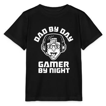 Cadeau de jeu drôle de père de père de gamer - T-shirt bio MINI CREATOR Stanley/Stella Enfant - noir - Devant - Mikhail (115cm)