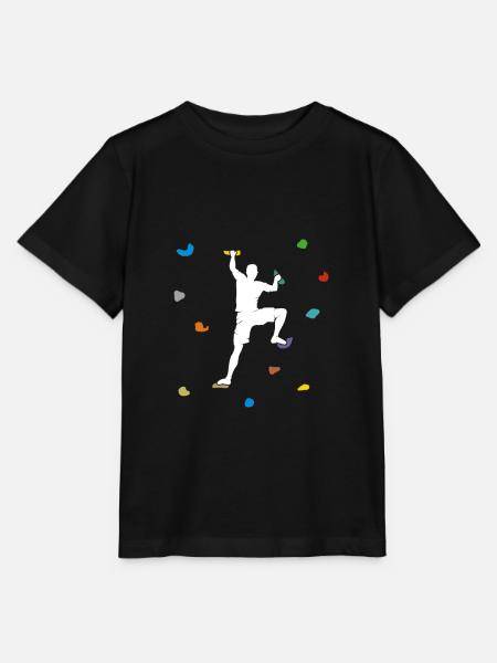 Bouldern Boulderhalle Wand Geschenk - Stanley/Stella Kinder T-Shirt MINI CREATOR  - Schwarz