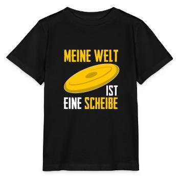 Frisbee - Stanley/Stella Kinder T-Shirt MINI CREATOR  - Schwarz - Vorne - Mikhail (115cm)