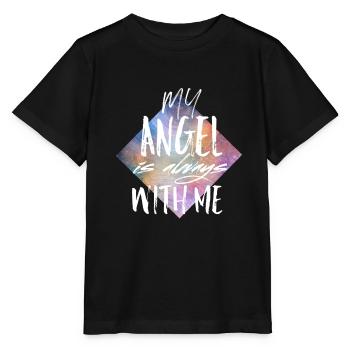 Angel - Stanley/Stella MINI CREATOR Kids’ T-Shirt - black - Front - Mikhail (115cm)