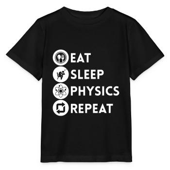 Physique physique - T-shirt bio MINI CREATOR Stanley/Stella Enfant - noir - Devant - Mikhail (115cm)