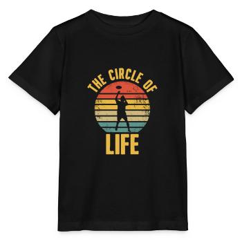 Frisbee - T-shirt bio MINI CREATOR Stanley/Stella Enfant - noir - Devant - Mikhail (115cm)