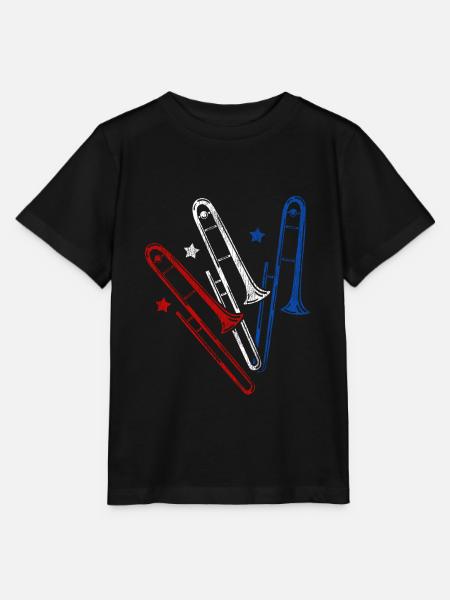 Posaune - Stanley/Stella Kinder T-Shirt MINI CREATOR - Schwarz
