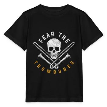 Trombone Musicians Orchestra - Stanley/Stella MINI CREATOR Kids’ T-Shirt - black - Front - Mikhail (115cm)