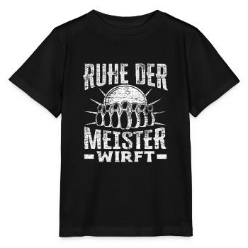 Kegeln Verein - Stanley/Stella Kinder T-Shirt MINI CREATOR  - Schwarz - Vorne - Mikhail (115cm)