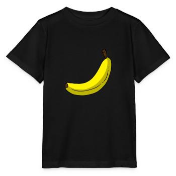 banane - T-shirt bio MINI CREATOR Stanley/Stella Enfant - noir - Devant - Mikhail (115cm)